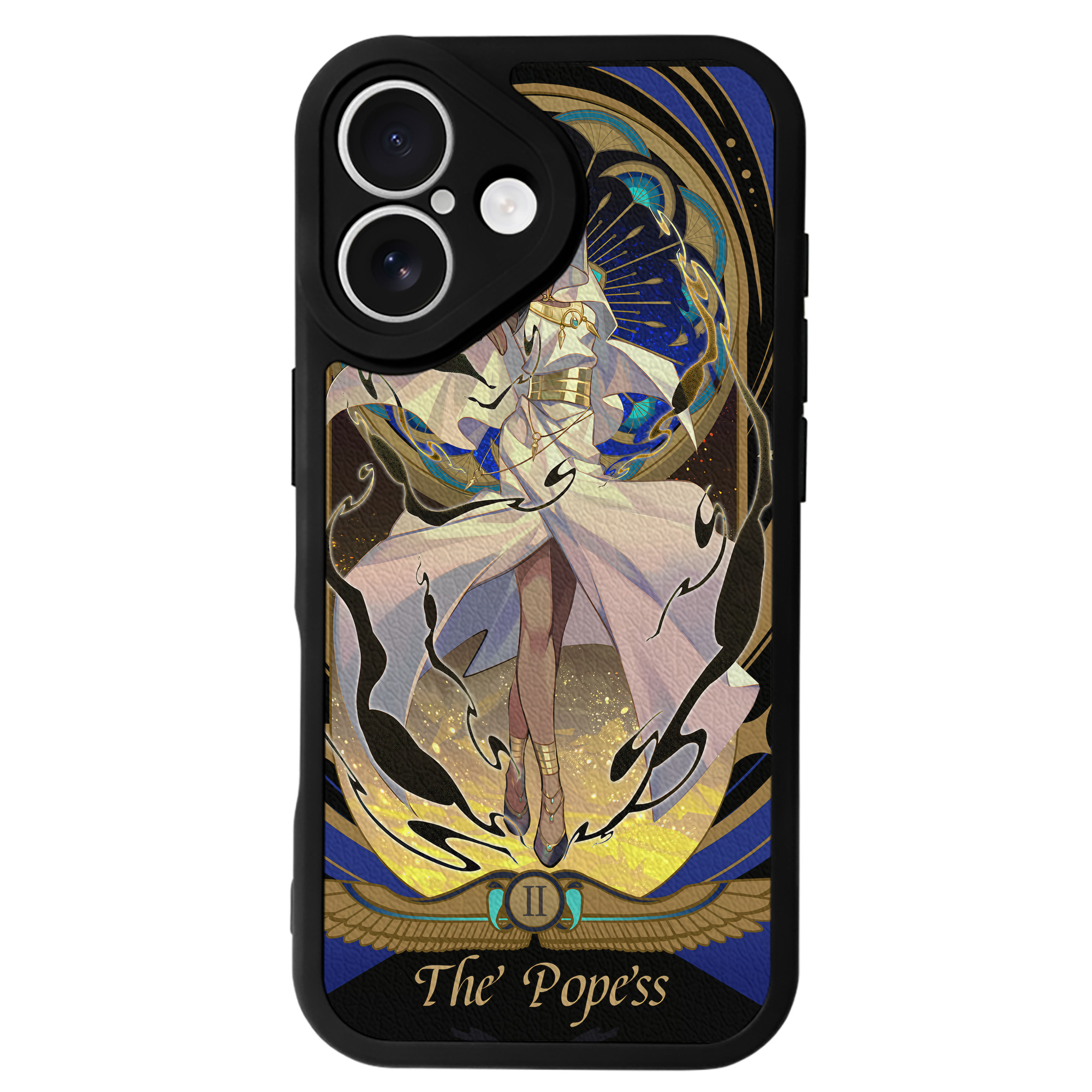 （画像用） 遊☆戯☆王 Yu-Gi-Oh! 【iPhone 16シリーズ対応】シリコンスマホケース（レザー調） 材質：シリコン